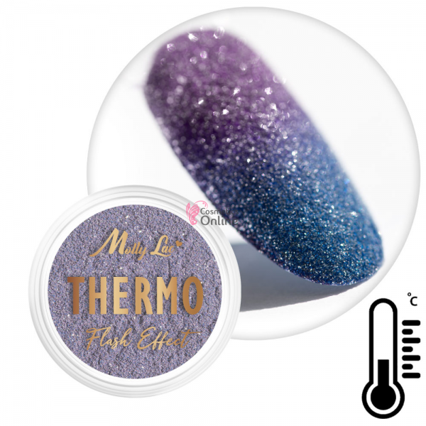 Decor pentru unghii NADP031OO Pulbere Thermo Flash Effect 0,5gr 532672 Purple-Blue